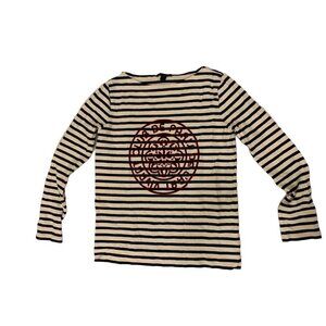 J. Crew Nautical Long Sleeve cotton Shirt XXSmall